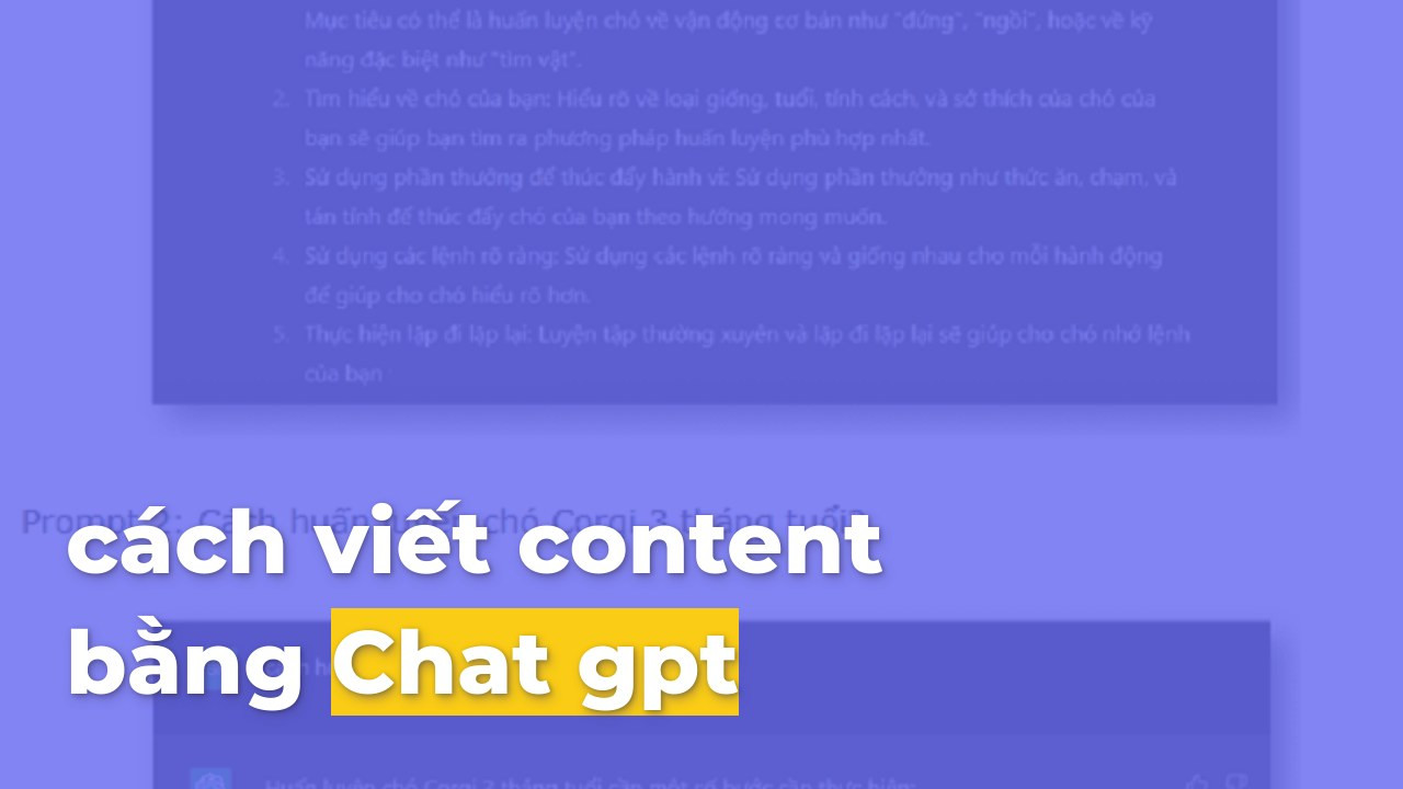 Cách viết content bằng Chat GPT và lợi ích khi viết